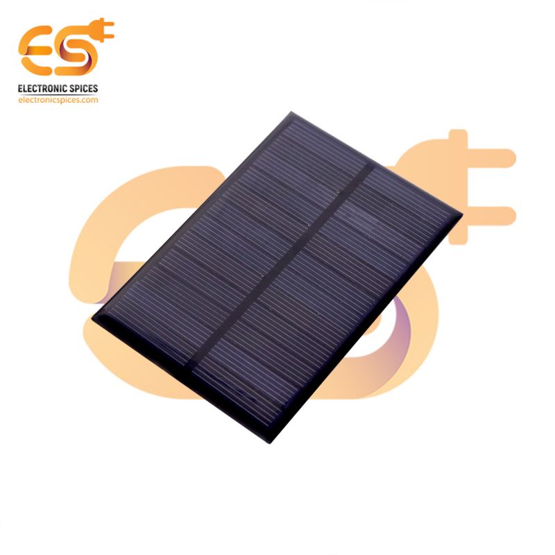 99mm x 69mm 6V 180mAh rectangle shape polycrystalline mini epoxy solar panel pack of 1pcs