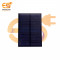 99mm x 69mm 6V 180mAh rectangle shape polycrystalline mini epoxy solar panel pack of 1pcs