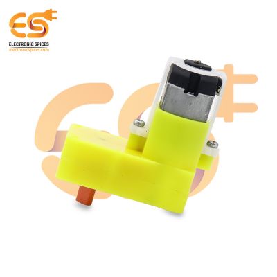 Electronic Spices Dual Shaft 3v Dc Gear Motor 9v Dc Motor Plastic for Toy  Cars - Multicolor (Pack of 2) : : Toys & Games