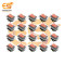 KCD1 6A 250V AC 2 pins SPST red color small plastic rocker switches with cover pack of 100pcs