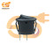 KCD1 T125 6A 250V AC Round black color 2 pins SPST small plastic rocker switches pack of 100pcs