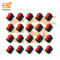 KCD1-B101 6A 250V AC red color 2 pins SPST small plastic rocker switches pack of 100pcs