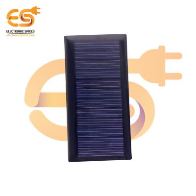 80mm x 40mm 6V 60mAh rectangle shape polycrystalline mini epoxy solar panel pack of 1pcs