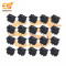 KCD11-101 3A 250V AC black color 2 pins SPST mini plastic rocker switches pack of 100pcs