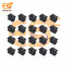 KCD11-101 3A 250V AC black color 3 pins SPDT mini plastic rocker switches pack of 100pcs