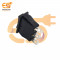 KCD3 15A 250V AC black color 3 pins SPCO heavy duty plastic rocker switches pack of 50pcs