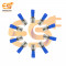 FDD2-250 10A blue color 16-14 AWG wire gauge Hard plastic insulated Female blade crimp connector pack of 50pcs