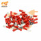 FDD1-250 10A Red color 22-16 AWG wire gauge Hard plastic insulated Male blade crimp connectors pack of 200pcs