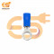 RV2-5 15A Blue color 16-14 AWG wire gauge 5mm diameter Hard plastic insulated ring crimp connector pack of 20pcs