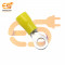 RV5-5 15A Yellow color 12-10 AWG wire gauge 5mm diameter Hard plastic insulated ring crimp connector pack of 20pcs
