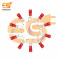 SV1-5 25A Red color 22-16 AWG wire gauge 5mm pitch Hard plastic insulated spade crimp connector pack of 20pcs