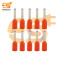 E1008 17A Red color 18 AWG wire gauge hard nylon insulated Ferrule wire crimp connectors pack of 100pcs