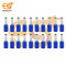 E2508 30A Blue color 14 AWG wire gauge hard nylon insulated Ferrule wire crimp connectors pack of 200pcs