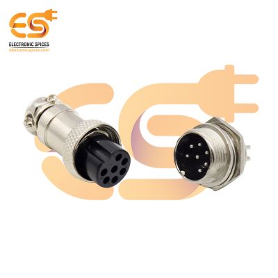 GX16 7 pin 5A Male and Female metal aviation connector pack of single pair