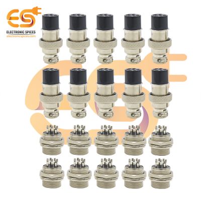 GX16 7 pins 5A Male and Female metal aviation connectors pack of 20 pair