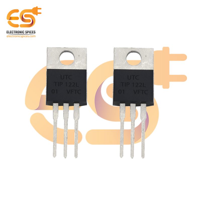 TIP122 Medium power Darlington pair NPN transistor pack of 5pcs