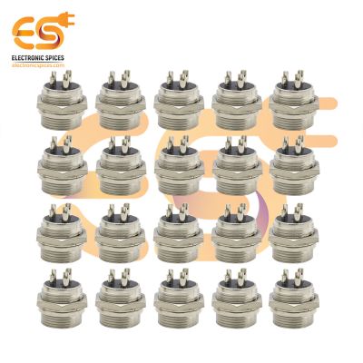 GX16 Male 3 pin 5A metal aviation connectors pack of 50pcs