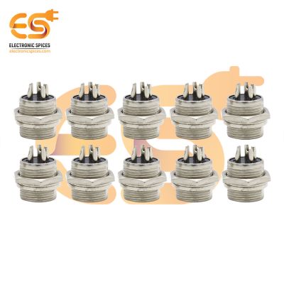 GX16 Male 5 pin 5A metal aviation connectors pack of 10pcs
