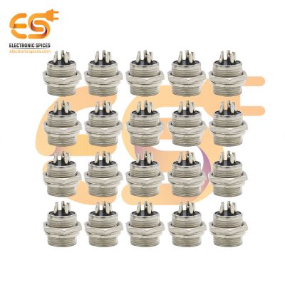 GX16 Male 5 pin 5A metal aviation connectors pack of 50pcs