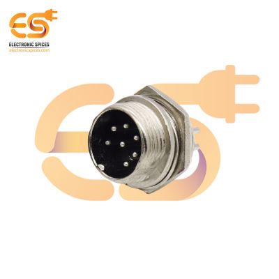 GX16 Male 7 pin 5A metal aviation connector pack of 1pcs