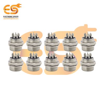 GX16 Male 8 pin 5A metal aviation connectors pack of 10pcs