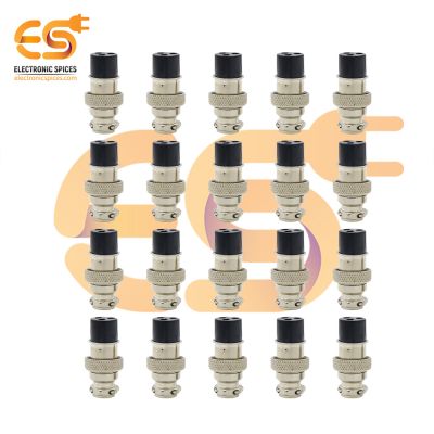 GX16 Female 3 hole 5A metal aviation connectors pack of 50pcs