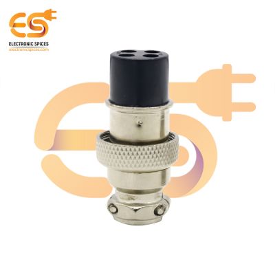 GX16 Female 4 hole 5A metal aviation connector pack of 1pcs