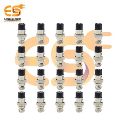 GX16 Female 5 hole 5A metal aviation connectors pack of 50pcs