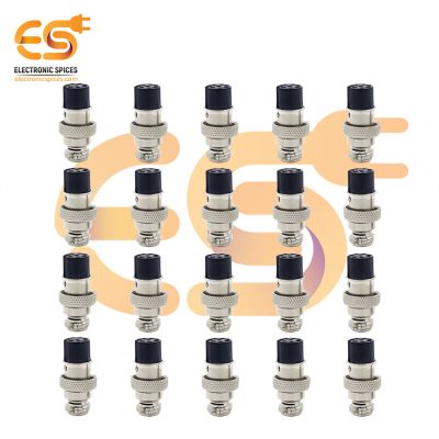 GX16 Female 8 hole 5A metal aviation connectors pack of 50pcs