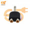 Single 6.35mm male to 2 RCA female dual splitter interface audio connectors pack of 20pcs