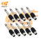 Mono 6.35mm male to RCA female audio connectors pack of 20pcs