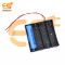 18650 3.7V 4 battery holder hard plastic case with wire pack of 100 (3.7V x 4 battery = 14.8Volt)