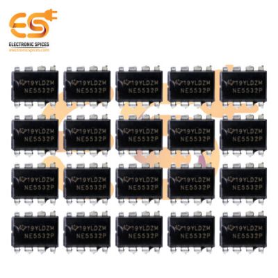 NE5532P low noise dual operational amplifier DIP 8 pins IC pack of 50pcs