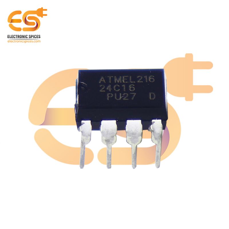 Buy 24C16 16K Bit 2 wire bus interface DIP 8 pin IC pack of 2pcs