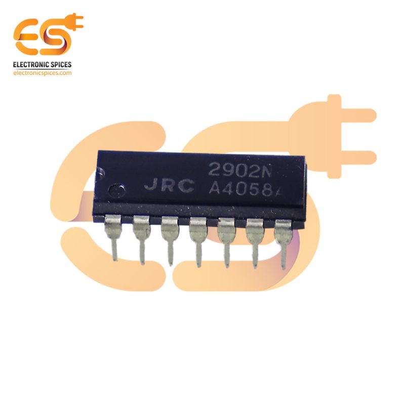 Buy 2902N Single supply quad operational amplifier DIP 14 pins IC pack ...