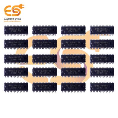CD4017 Decade counter noise immunity DIP 16 pins IC pack of 50pcs