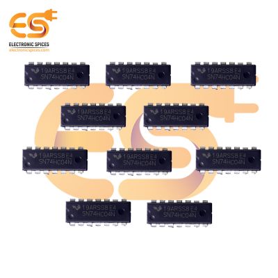 SN74HC04N Hex inverters low power DIP 14 pins IC pack of 10pcs