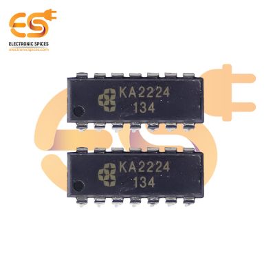 KA2224 Dual equalizer amplifier with ALC DIP 14 pin IC pack of 2pcs