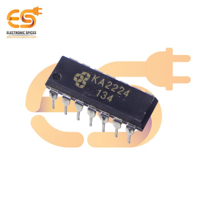 KA2224 Dual equalizer amplifier with ALC DIP 14 pins IC pack of 50pcs