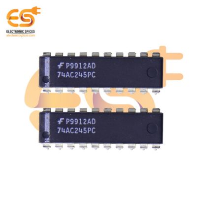 74AC245PC Octal bidirectional transceiver with 3 state input and output DIP 20 pin IC pack of 2pcs