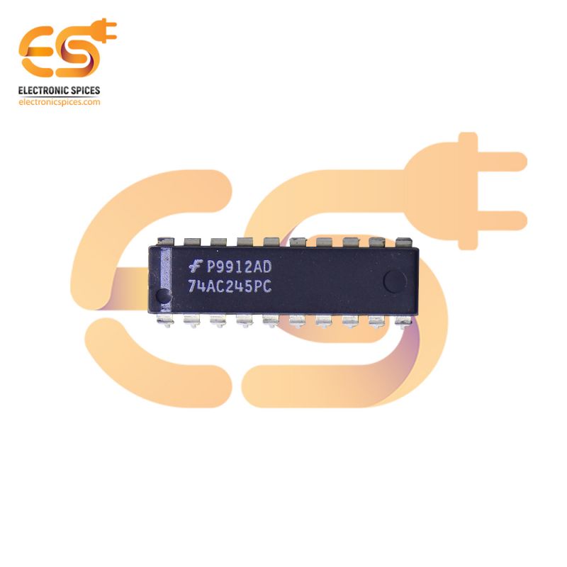 Buy 74AC245PC bidirectional transceiver DIP 20 pins IC pack of 10pcs
