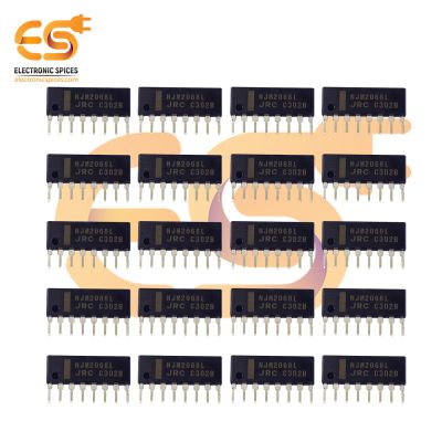 NJM2068L Low noise dual operation amplifier SIP 8 pins IC pack of 50pcs