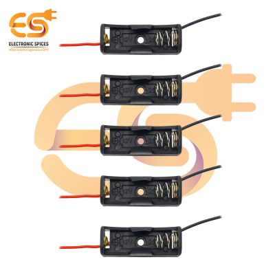 23A 12V single Battery holder plastic case with wire pack of 10 (1 x 12V = 12Volt)