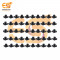 12 x 12 x 8mm Black color tactile momentary push button switches pack of 500pcs