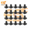 12 x 12 x 12mm Black color tactile momentary push button switches pack of 100pcs