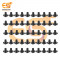 12 x 12 x 12mm Black color tactile momentary push button switches pack of 500pcs