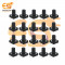 12 x 12 x 13mm Black color tactile momentary push button switches pack of 100pcs