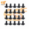 12 x 12 x 15mm Black color tactile momentary push button switches pack of 100pcs