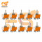 TEN1322 10A 250V 6 pin DPCO heavy duty metal body toggle switches pack of 50pcs