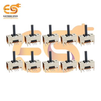 TS23E01 15A 8 pins DP3T PCB mountable momentary slide toggle switches pack of 10pcs